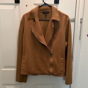 Ann Taylor Camel suede Jacket
